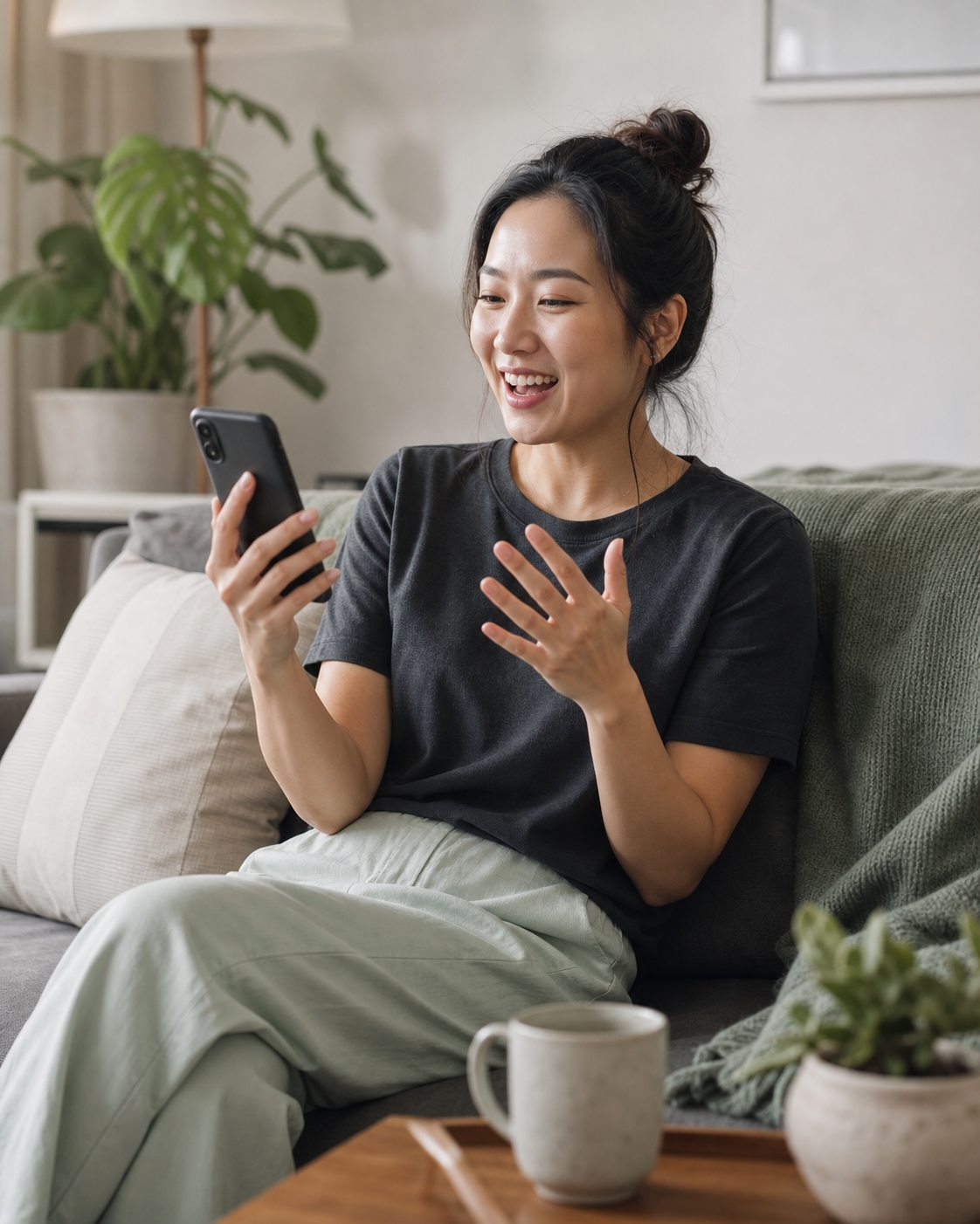Conversación relajada en inglés desde casa
